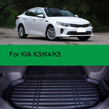 Para kia k3/k4/k5 2011-2019 1pc estilo do carro forro de carga tronco carro tapete tapete interior tapetes almofada de couro acessórios automóveis 2024 - compre barato