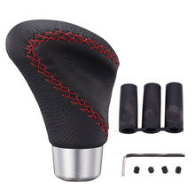 PU Leather Gear Shift Knob 5 Speed Gear Knob for Manual and Automatic Cars 2024 - buy cheap