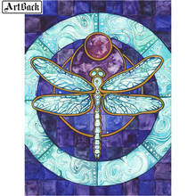 5d diamond painting dragonfly landscape embroidery full square diamond mosaic 3d sticker decoration 40x50cm 2024 - buy cheap