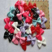 Resin Kawaii Bow, Flat Back Cabochons for Hair Bow Center,Jewelry Accessory DIY (20*28mm) 2024 - buy cheap