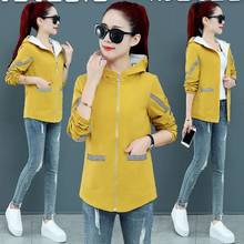 Autumn New Women's 2021 Korean Jacket Loose Windbreaker Short Coat Clothing Small Fragrance Autumn Female Overwear L188 2024 - buy cheap