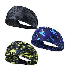 Absorbent Cycling Headband Men Women Bandana Sports Hair Sweatband Non-slip Headwear Fitness Hairband Workout Safety Band 2024 - купить недорого