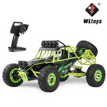 Carrinho de controle remoto wltoys original, carros de alta velocidade de 12428 a 4x4 com rc, rocha, crawler, brinquedos para crianças e adultos. 50 km/h 2024 - compre barato