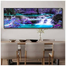 Large 5D Diy diamond embroidery beautiful waterfall tree full square round diamond painting cross stitch mosaic stickerZP-277 2024 - buy cheap