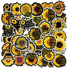 10/30/50PCS You Are My Sunshine Sunflower Flower Stickers Laptop Phone Luggage Waterproof Graffiti Sticker Decal Kid Classic Toy 2024 - buy cheap