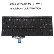 Cs-teclado substituto para notebook, novo modelo de teclado para huawei magicbook vlr w19 w09 kprc w10l kpr w19 vivas w50 cz, farsi preto e arábico 2024 - compre barato