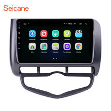 Seicane Android 8.1 Car Unit Radio GPS Navigation Player for 2006 Honda Jazz City Auto AC Right Hand Drive support Carplay OBD 2024 - buy cheap