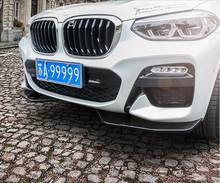 Разветвители переднего бампера ABS для автомобилей, 2 шт./компл., спойлер, боковой APRONSr, подходит для BMW X3 X3M G01 2018 2019 2024 - купить недорого
