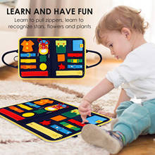 14In1 Montessori Toys Busying Board Bag Early Educational Fine Motor Training Self-care Ability Kid Game Sensory Education Toy 2024 - buy cheap