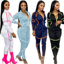 Echoine Women Casual fashion tracksuit sweatshirt tops pencil jogger sweatpant suit Full two piece set sport matching set outfit 2024 - buy cheap