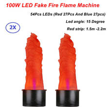 2Pcs/Lot Stage Effect LED Lamp Silk 1.5-2.2 Meter Red and Blue Fake Simulative Fire Flame Lighting Artificial Flame Blow Machine 2024 - buy cheap