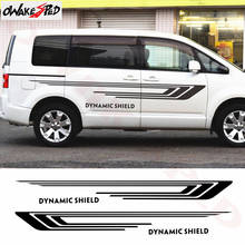 Sports Styling Door Side Stripes Decor Stickers Car Sticker Auto Body Vinyl Decals For-Mitsubishi Delica D5 L400 Accessories 2024 - buy cheap