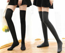 Women Socks Stockings Warm Thigh High Over the Knee Socks Long Cotton Stockings Sexy Stockings  B609 2024 - buy cheap