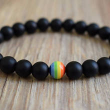Equality Rainbow Bracelet Lgbt Gay Pride Bracelet Lgbt Pride Love Wins Gay Pride Jewelry Beaded Rainbow Bracelets Gifts 2024 - buy cheap