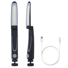 USB Work Light Rechargeable LED Inspection Light Portable COB Work Lamp with Magnetic Base Foldable Hand Torch Lights For Repair 2024 - buy cheap