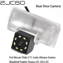 ZJCGO Car Rear View Reverse Back Up Parking Camera for Nissan Tiida C11 Latio Almera Sentra Bluebird Sylphy Teana J31 J32 L33 2024 - buy cheap