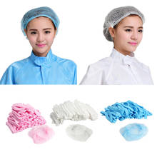 100Pcs Disposable Hair Caps Tanning Cap Catering Food Elasticated Hair Nets Shower Bathing Cap Hair Salon Caps 2024 - buy cheap