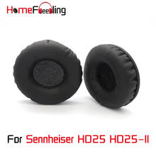 Homefeeling-almohadillas para los oídos para Sennheiser HD25, almohadillas para los oídos de HD25-II, redondas, universales, de cuero, almohadillas para los oídos 2024 - compra barato