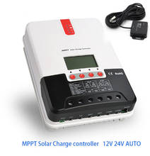 Автоматический MPPT Контроллер заряда солнечных батарей SRNE ML2430/ML2440 30A/40A 12V24V для батарей, солнечный PV регулятор заряда с фотоэлементами, ЖК-дисплей 2024 - купить недорого