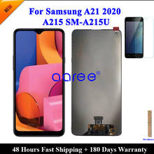 Pantalla LCD para Samsung A21 2020, montaje de digitalizador táctil, para Samsung A21, A215, SM-A215U 2024 - compra barato