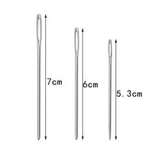 24PC Stainless Steel Knitting Needles Needlework Sewing Tool Needle Arts & Crafts Hand Stitches Sewing Accessories 7cm 6cm 5.3cm 2024 - buy cheap