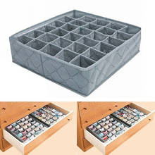 30 Grids Underwear Socks Storage Drawer Closet Bamboo Charcoal Organizer Box JS22 2024 - buy cheap