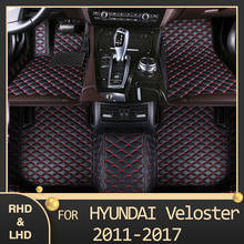 MIDOON-alfombrillas personalizadas para coche, para Hyundai Veloster 2011, 2012, 2013, 2014, 2015, 2016, 2017 2024 - compra barato