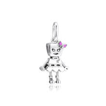 Silver Charms For Jewelry Making Bella Bot Punk Band Charm Fits Original 925 Sterling Silver Bracelets Woman DIY Beads 2024 - buy cheap