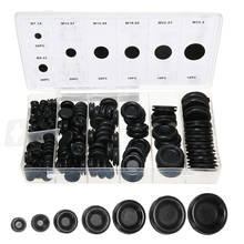 170pcs Black Rubber Grommet Kit Firewall Hole Plug Set Car Electrical Wire Gasket Kit Hardware Tool For Valve Pump Water Pipe 2024 - buy cheap