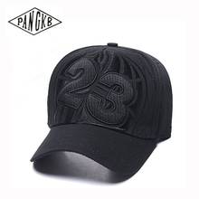 PANGKB Brand 23 CURVED CAP black basketball adjustable hip hop baseball cap for men women adult outdoor casual sun snapback hat 2024 - buy cheap