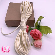 0.5 0.8 1.0 1.5 2.0mm Cream Waxed Cord Waxed Thread Cord String Strap Necklace Rope Beads for Jewelry Making 2024 - buy cheap