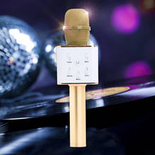 New Karaoke Q9 Microphone Wireless Bluetooth Microphone Speaker Handheld MIC USB Player KTV 2024 - buy cheap