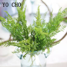 YO CHO PE искусственные папоротные растения, искусственные зеленые листья, растения для украшения стен дома, свадьбы, магазина, искусственные л... 2024 - купить недорого