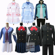 Outro todo o grupo da equipe heroína mei misaki fujioka de personagens anime vestido uniforme cosplay traje, personalizado aceitado 2024 - compre barato