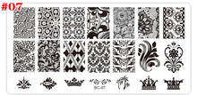 10Pcs/Lot  6*12cm  Nail Stamping Plates New Lace Design Nail Art Image Stamping BC lace Nail Art Plates Manicure Template 1 2024 - buy cheap