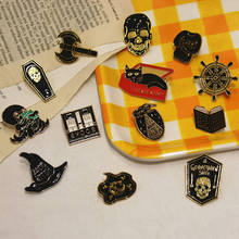 black Books are Magic metal Badges Brooches Book series Denim Enamel lapel pins Learning Gifts for teacher student Jewelry NEW5 2024 - buy cheap