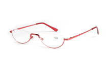 Anteojos de lectura elegantes y delicados para mujer, gafas de media montura de aleación para presbicia Unisex + 1,0 + 1,50 + 2,0 + 2,5 + 3,0 + 3,5 2024 - compra barato