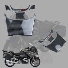 For BMW R1200RT 2005 - 2013 Black Motorcycle Tank Pad Protector 3D Gel 3D carbon fiber pattern fuel tank sticker 2024 - buy cheap