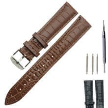 Watchbands 12mm 14mm 16mm 18mm 20mm High-end retro Calf Leather Watch band Watch Strap with Genuine Leather Straps 2024 - buy cheap