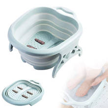 Folding Foot Tub Portable Foot Soak Pedicure Tub Travel Folding Bucket with 4 Massage Balls Foot Spa Tub ванночка для ног 2024 - buy cheap