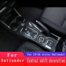 Accesorios interiores de coche, caja de engranajes, panel decorativo con ranura para taza de agua para Mitsubishi Outlander 2013-2016, accesorios decorativos 2024 - compra barato