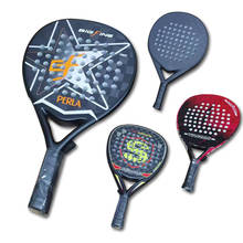 Raqueta de tenis profesional de fibra de carbono EVA para playa, pala facial con cubierta de bolsa de paleta, accesorios de entrenamiento deportivo para adultos 2024 - compra barato