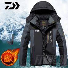 2020 DAWA Thick Fishing Clothing Winter Waterproof Warm Fishing Jackets Men Fleece Outdoor Fishing Overcoat Oversized Size M-8XL 2024 - buy cheap