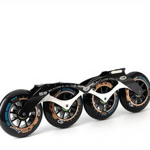CITYRUN-Montura de patines de velocidad en línea de 4x110mm, 4x100mm, 4x90mm, con combinación de rueda de Patinaje de Velocidad de 110mm, 100mm y 90mm, 1 par 2024 - compra barato