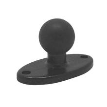 Bola de borracha cabeça adaptador de montagem placa suporte para montagens ram para câmera gopro smartphones extensão braço para garmin zumo placa 2024 - compre barato