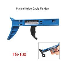TG-100 Manual Plastic Cable Tie Gun Plier Clamp Automatic Fastening Tools Fastening and Cutting Tool For Nylon Cable Tie 2024 - buy cheap