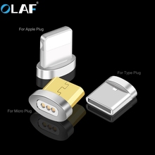 OLAF Magnetic Cable plug For iPhone XS Micro Type C USB C Fast Charging Adapter Phone Microusb Type-C Magnet Charger cord plugs 2024 - buy cheap
