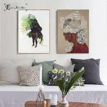 FIRELI-Póster Artístico de Baez para sala de estar, obra de arte abstracta, impresiones Vintage, pintura al óleo sobre lienzo, murales artísticos para pared 2024 - compra barato