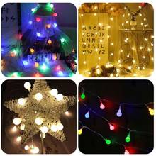 8.7m Creative 100LED Frosted Balls Light String Wedding Lamps Home Outdoors Romantic Festival Party Lighting Party Decoration 2024 - buy cheap