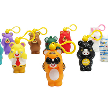 Милая модель животных, детские мини куклы, забавный застенчивый медведь, брелок с тигром, игрушки, висячий набор, подарки для мальчиков и девочек 2024 - купить недорого